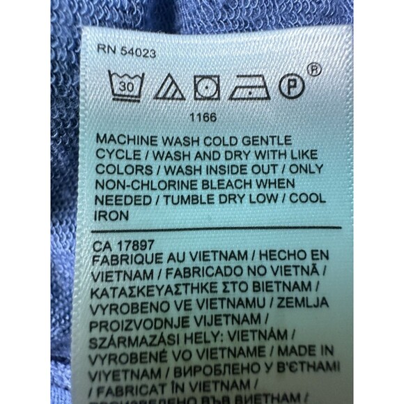 Athleta Balance Printed Pullover Sweatshirt Blue Women's Plus Size 1X‎ - Picture 9 of 11